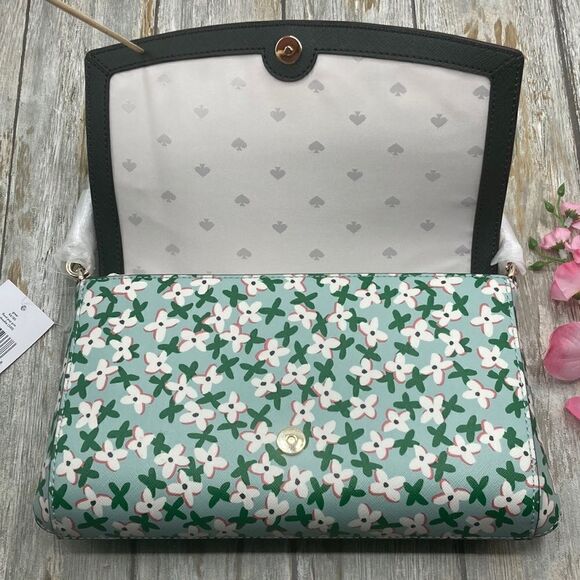 Kate Spade Laurel Way Greer Floral Crossbody Bag Purse - Picture 4 of 11